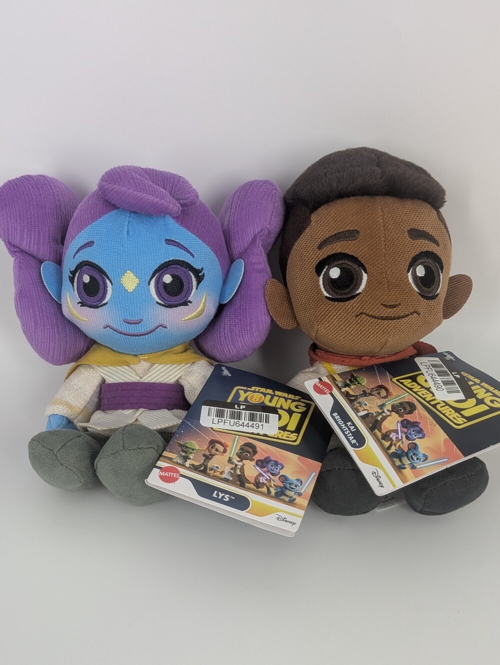 Star Wars Young Jedi Adventures Lys and Kai Brightstar Plushies Toys